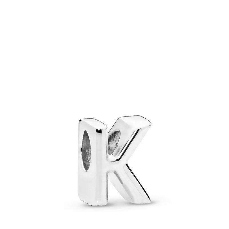 Pandora Australia Letter K Charm - Sterling Silver | WADNMG904